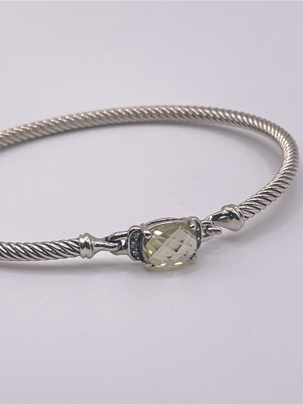 David Yurman Chatelaine Bracelet with Diamonds and Lemon Citrine - Picture 12 of 13